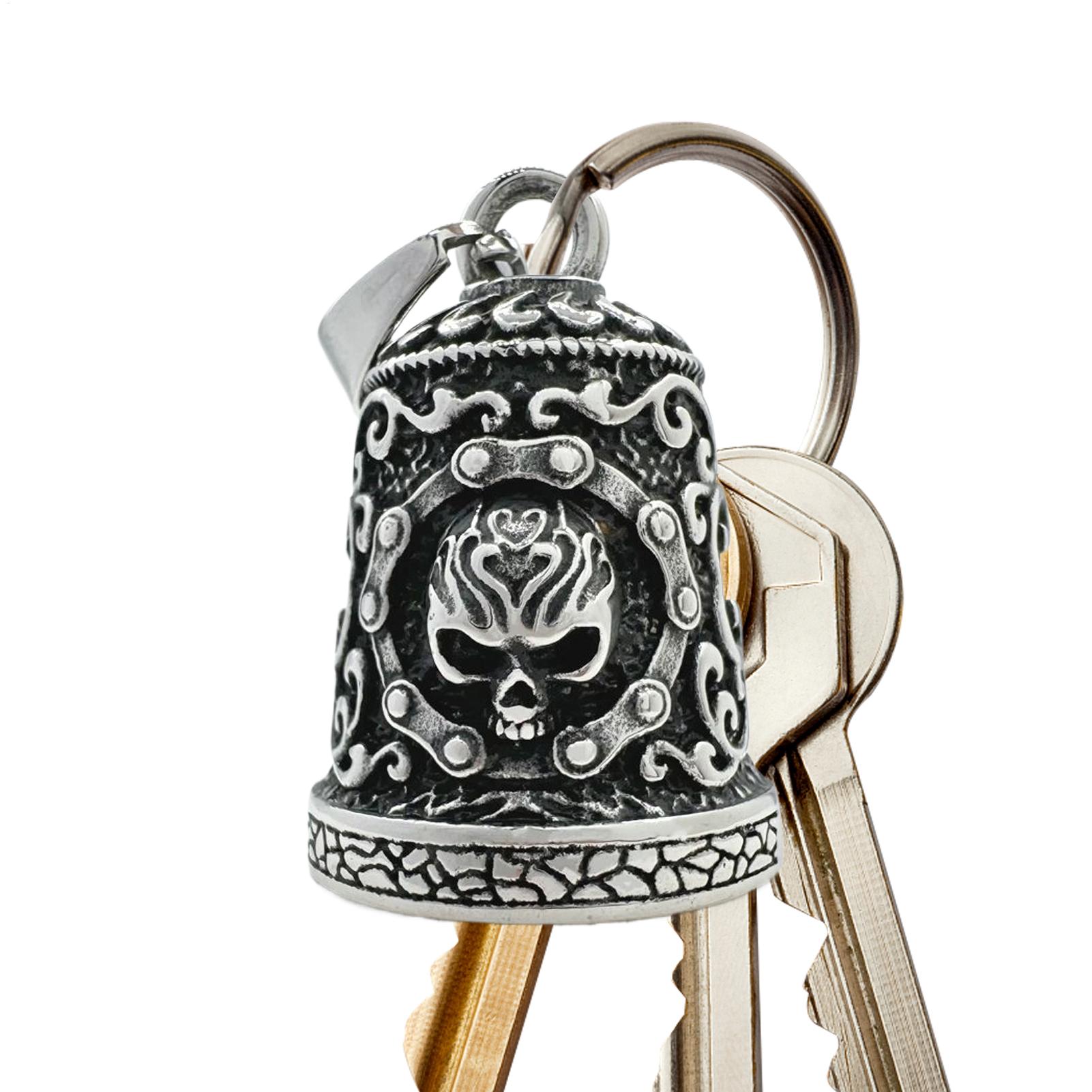 Car Accessories Gifts For Men - Kafatası çanı Charm motosiklet çanları dekor