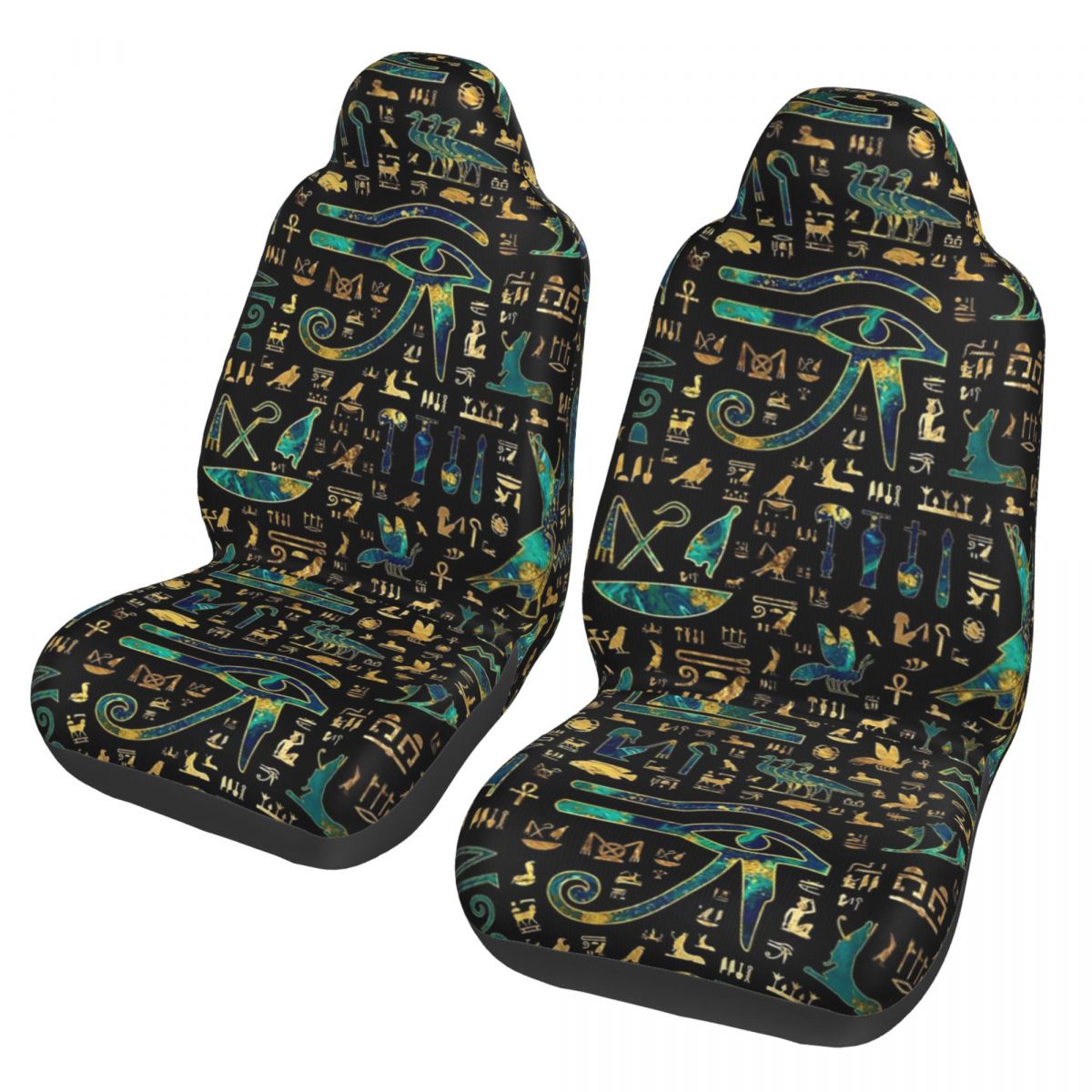 Car Accessories Egypt - Antik Mısır Hiyeroglifleri Evrensel Araba Koltuğu