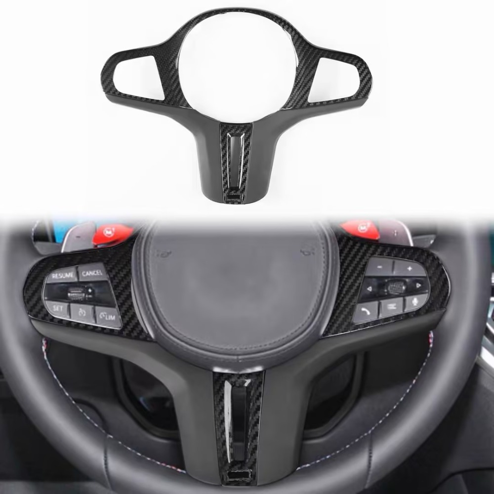 Steering Wheel Cover - Karbon Fiber Direksiyon Simidi Kaplama Kılıfı
